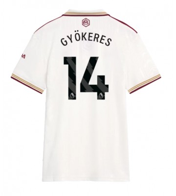 Arsenal Viktor Gyokeres #14 Replica Third Stadium Shirt for Women 2025-26 Short Sleeve